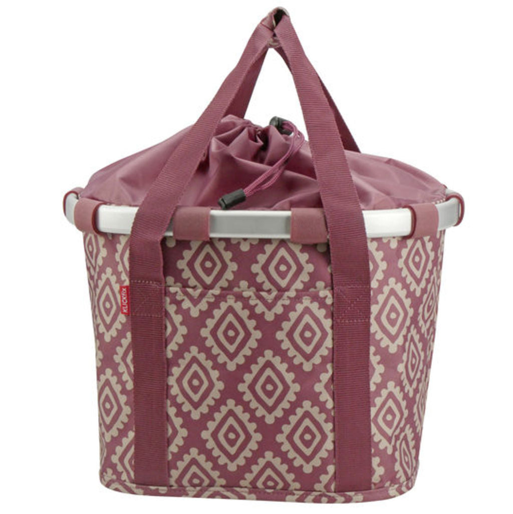 Mandtas KLICKfix Bikebasket - Diamonds Rouge - 15 Liter Mandtas KLICKfix Bikebasket - Diamonds Rouge - 15 Liter